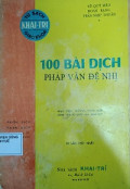100 bài dịch pháp văn đệ nhị