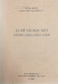 21 đề tài học hỏi dành cho giáo dân