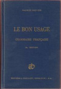 Le bon usage grammaire Francaise