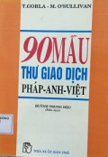 90 mẫu thư giao dịch Pháp - Anh - Việt