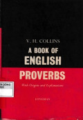 A book of english proverbs with origins and explanations