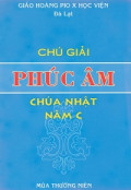 Chú giải Phúc âm Chúa Nhật năm C