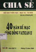 Chia sẻ - Nội san Thần học -Mục vụ-Tu đức - (s48) Liên tu sĩ thành phố