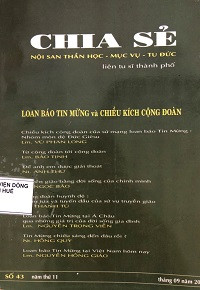 Chia sẻ - Nội san Thần học -Mục vụ-Tu đức - (s43) Liên tu sĩ thành phố