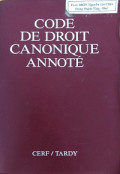 Code de droit canonique annoté
