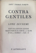 Summae Contra Gentiles (t2) - Livre dev Xieme
