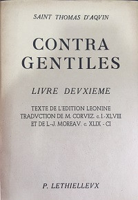 Summae Contra Gentiles (t2) - Livre dev Xieme