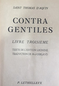 Summa Contra Gentiles (t3)- Livre Troisieme