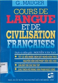 Cours de Langue et de Civilisation francaises (t1)