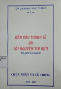 Dẫn vào thánh lễ và lời nguyện tín hữu (Năm C)