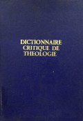 Dictionnaire critique de Théologie