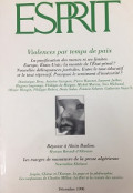 Esprit - 1998/T12: Violences par temps de paix