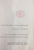 A survey of european civilization