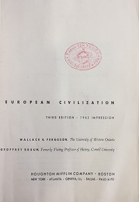 A survey of european civilization