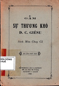 Gẫm sự thương khó Đức Chúa Giêsu