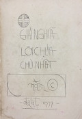 Giải nghĩa lời Chúa chủ nhật năm C