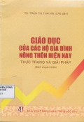 Giáo dục của các hộ gia đình nông thôn hiện nay: Thực trạng và giải pháp