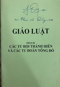 Giáo luật - Các tu hội thánh hiến và các tu đoàn tông đồ (p3)