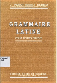 Grammaire Latine pour toutes classes