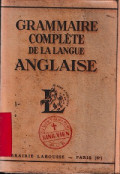 Grammaire complete de la langue anglaise