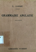 Grammaire Anglaise