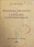 Grammaire Descriptive De L'anglais Contemporain
