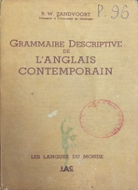 Grammaire Descriptive De L'anglais Contemporain