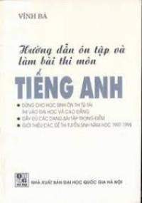 Hướng dẫn ôn tập và làm bài thi môn tiếng Anh