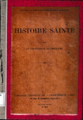 Histoire Sainte - Par un professeur de séminaire