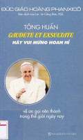 Tông huấn Gaudete et Exsultate - Hãy vui mừng hoan hỉ