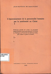L'épanouissement de la personnalité humaine par la conformité au Christ