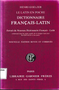 Dictionnaire Français - Latin