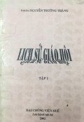 Lịch sử Giáo Hội (t1)