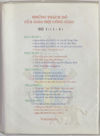 Những thách đố của Giáo hội Công giáo - Bộ I (t1 - t5)
