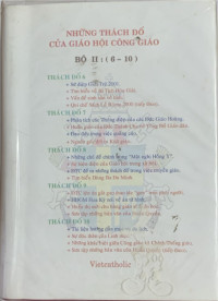 Những thách đố của Giáo hội Công giáo - Bộ II (t6-t10)
