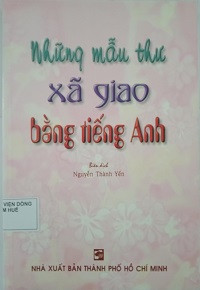 Những mẫu thư xã giao bằng tiếng Anh