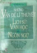 Những vấn đề lý thuyết lịch sử văn học và ngôn ngữ