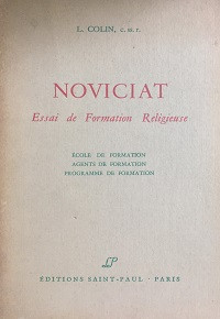 Noviciat Essai de Formation Religieuse