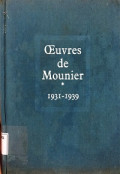 Oeuvres de Mounier (t1) 1931-1939