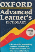 Oxford advanced learner's Dictionary
