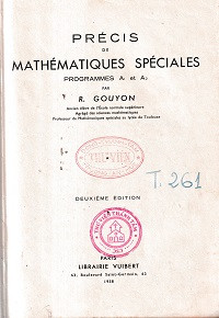 Précis de mathématiques spéciales - programmes A1 et A2
