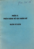 Phần riêng về các ngôn sứ (p2) - Ngôn sứ Osea