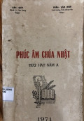 Phúc âm Chúa nhật 1972 hay Năm A