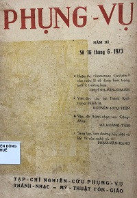 Phụng vụ - Năm III (s16): Tạp chí nghiên cứu Phụng vụ - Thánh nhạc - Mỹ thuật - Tôn giáo