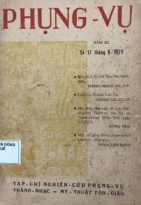 Phụng vụ - Năm III (s17): Tạp chí nghiên cứu Phụng vụ - Thánh nhạc - Mỹ thuật - Tôn giáo