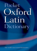 Pocket Oxford Latin dictionary