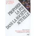 Proposer la foi dans la société actuelle