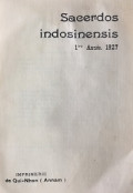 Sacerdos Indosinensis, 1927
