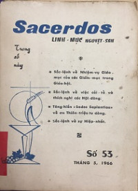Sacerdos - Linh mục nguyệt san - 1966 (s53)