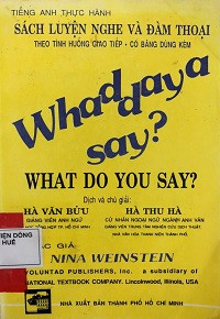 Tiếng Anh thực hành - Sách luyện nghe và đàm thoại